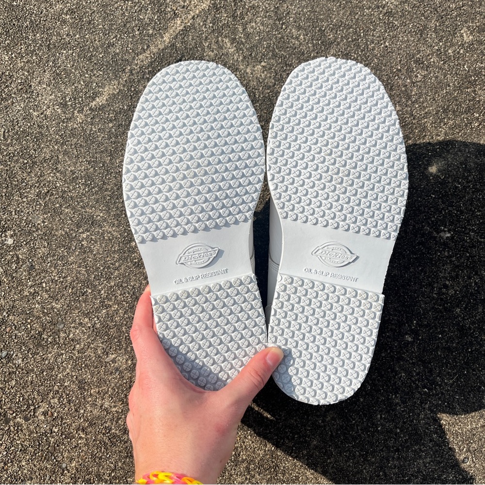 White Womens Dickies Work Shoes/Boots Size 8.5W good condition - Picture 7 of 8